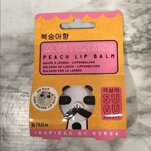 SUGU Peach Panda Lip Balm
